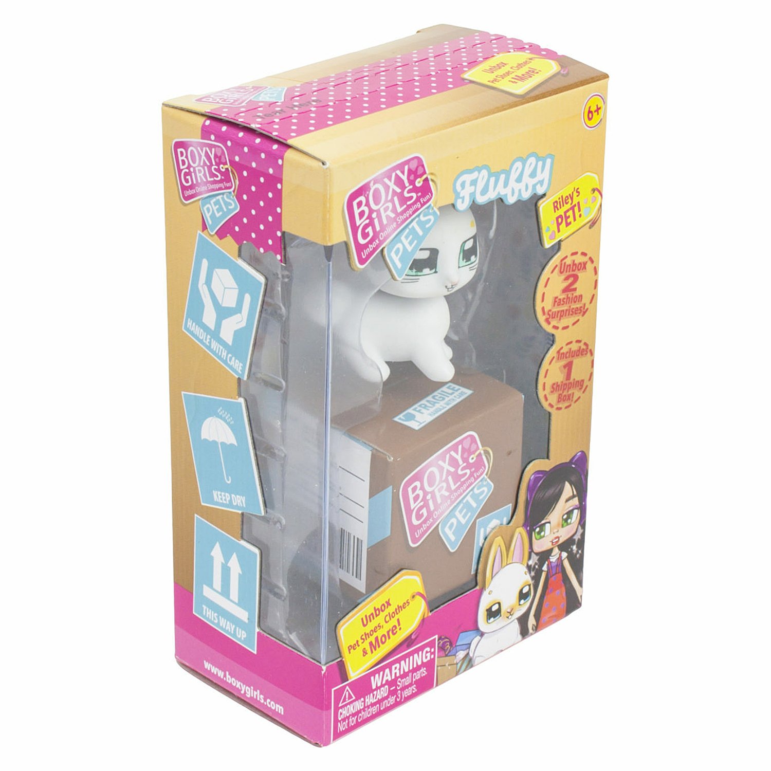 Игрушка-питомец Boxy Girls Pets 7 см с аксессуарами, 6 видов   