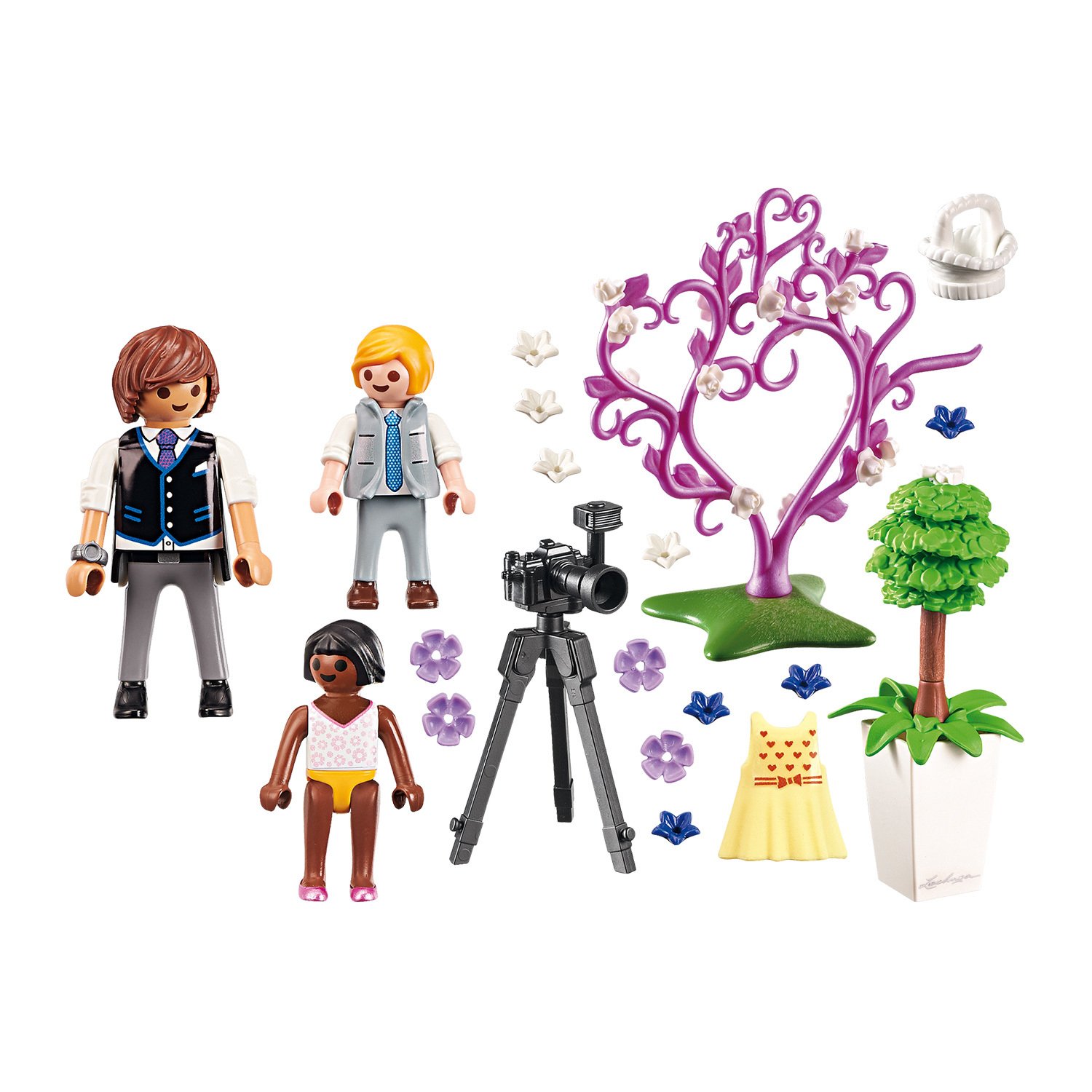 Игровой набор – Фотограф и дети с цветами  