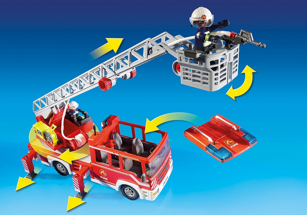Конструктор Playmobil. Пожарная служба - Пожарная машина с лестницей  