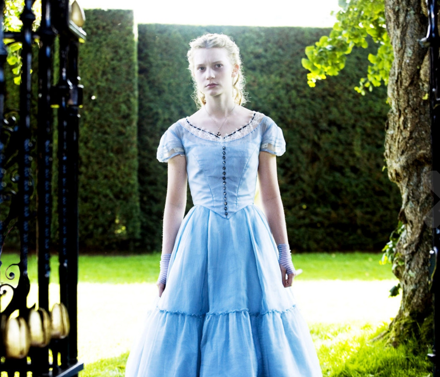Базовая кукла «Алиса в стране чудес» в голубом платье  