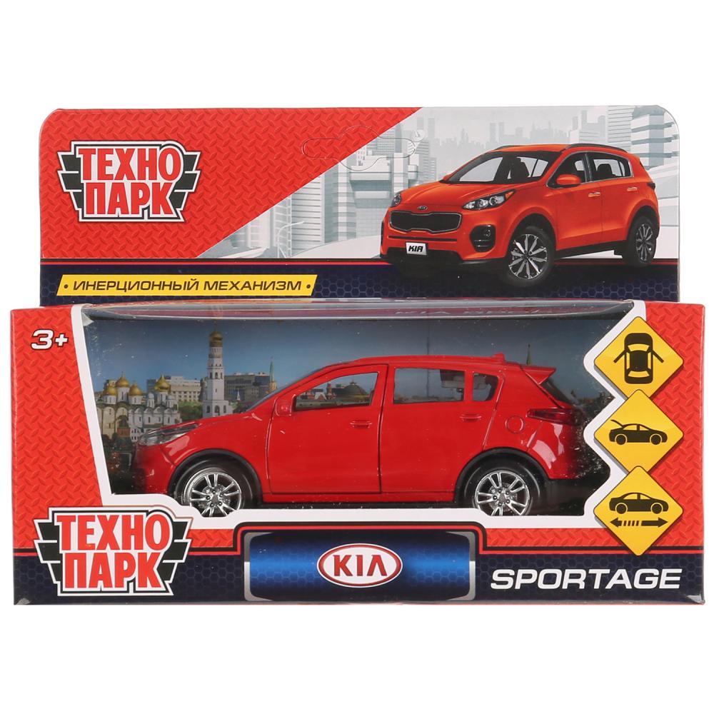 Модель Kia Sportage, красная, 12 см, открываются двери, инерционная  