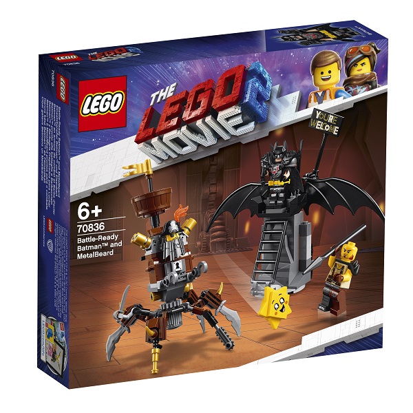 Конструктор Lego. The Lego Movie 2 - Боевой Бэтмен и Железная борода  