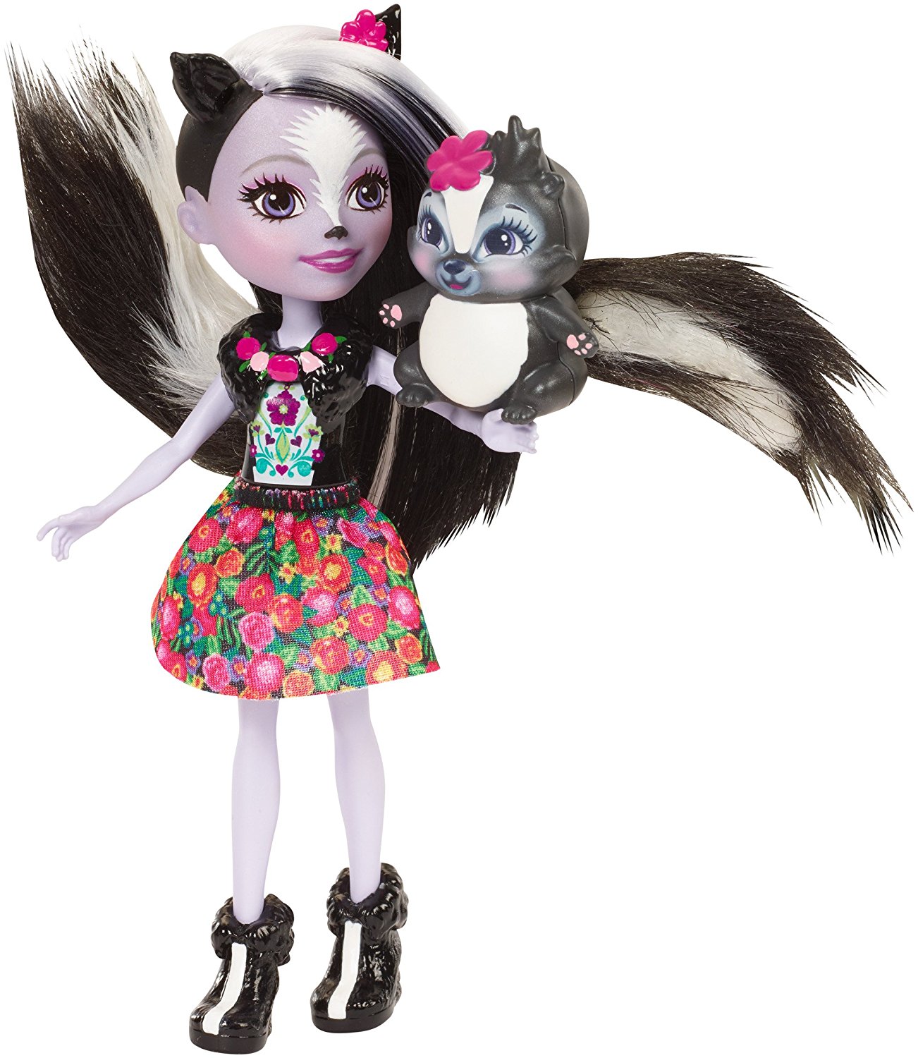 Кукла Enchantimals с питомцем - Седж Скунси, 15 см  