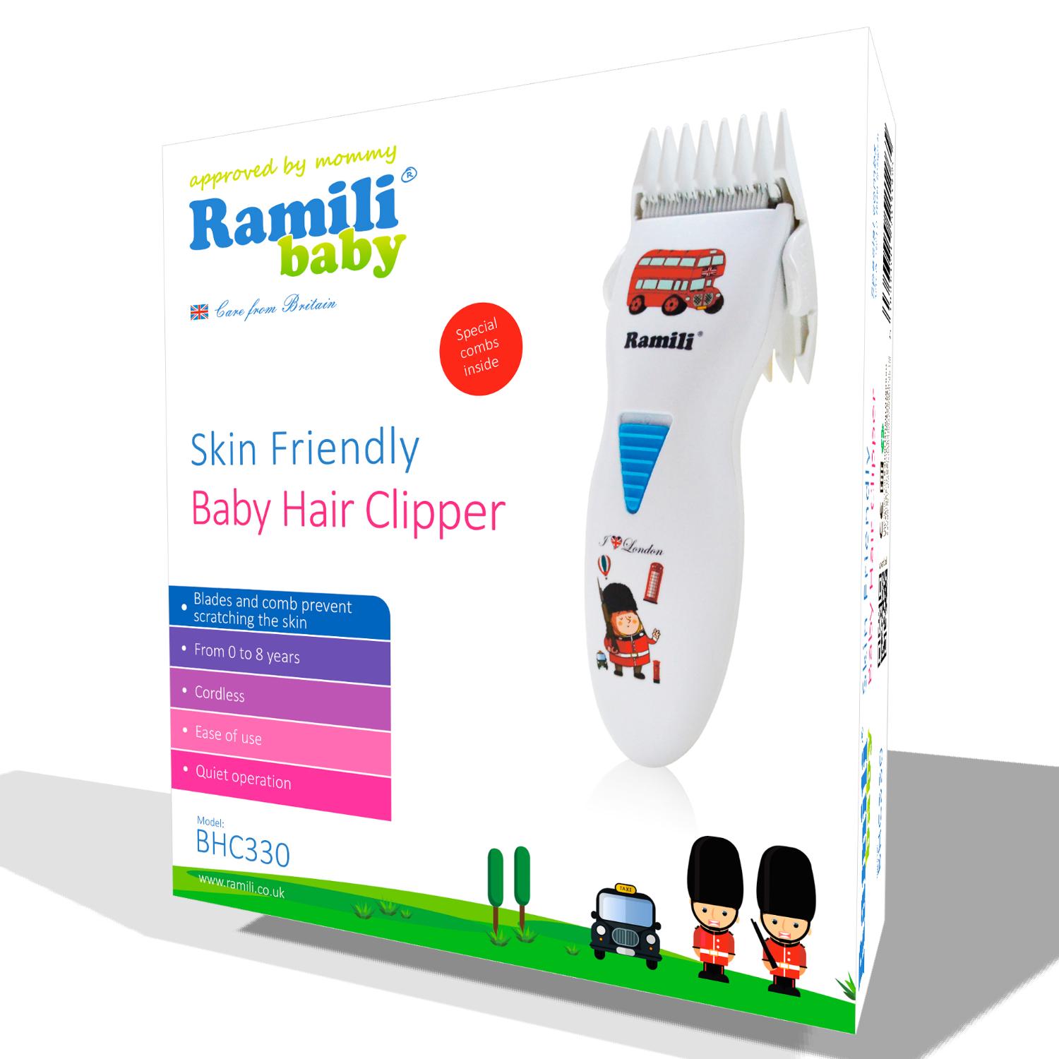 Машинка для стрижки детских волос - Ramili Baby Hair Clipper BHC330  