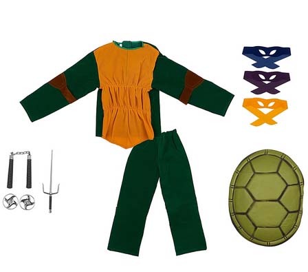 Карнавальный костюм из коллекции Звездный Маскарад – Черепашка Ниндзя, размер 28  