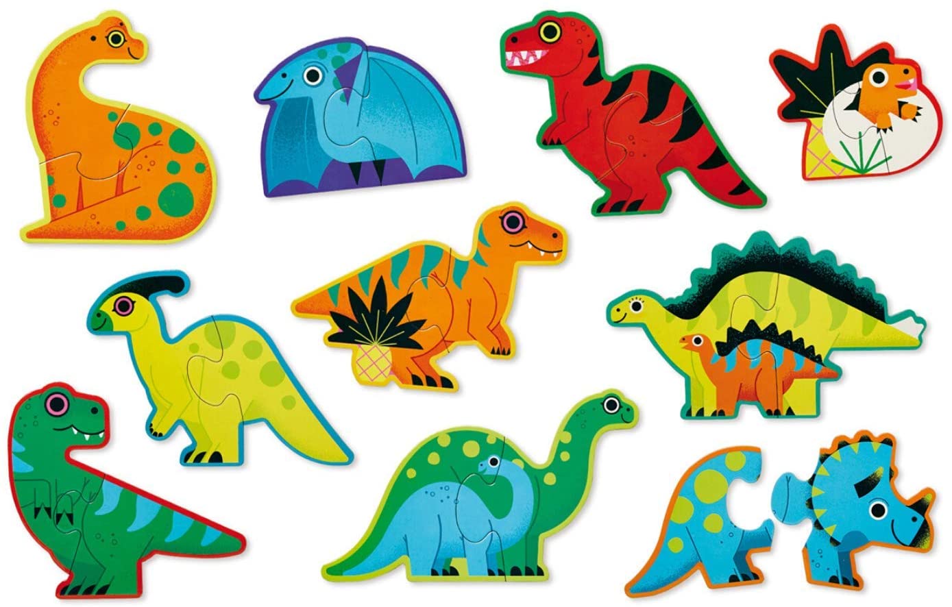 Пазл Давай начнём: Динозавры 20 элементов  