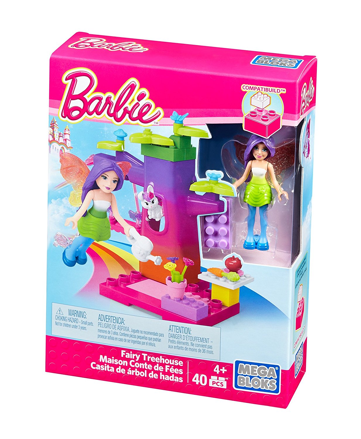 Конструктор Barbie – Сказочные игровые наборы, 40 деталей  