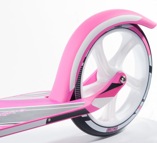 Складной 2х колесный самокат Big Wheel RX-Pro 205, pink / розовый  