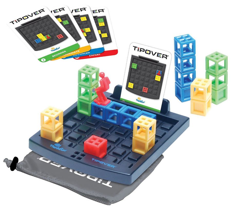Кубическая головоломка Tipover с заданиями  