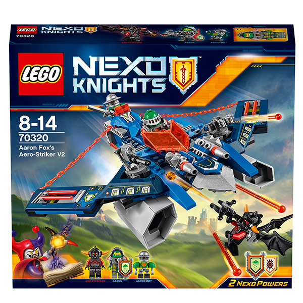 Lego Nexo Knights. Аэроарбалет Аарона  