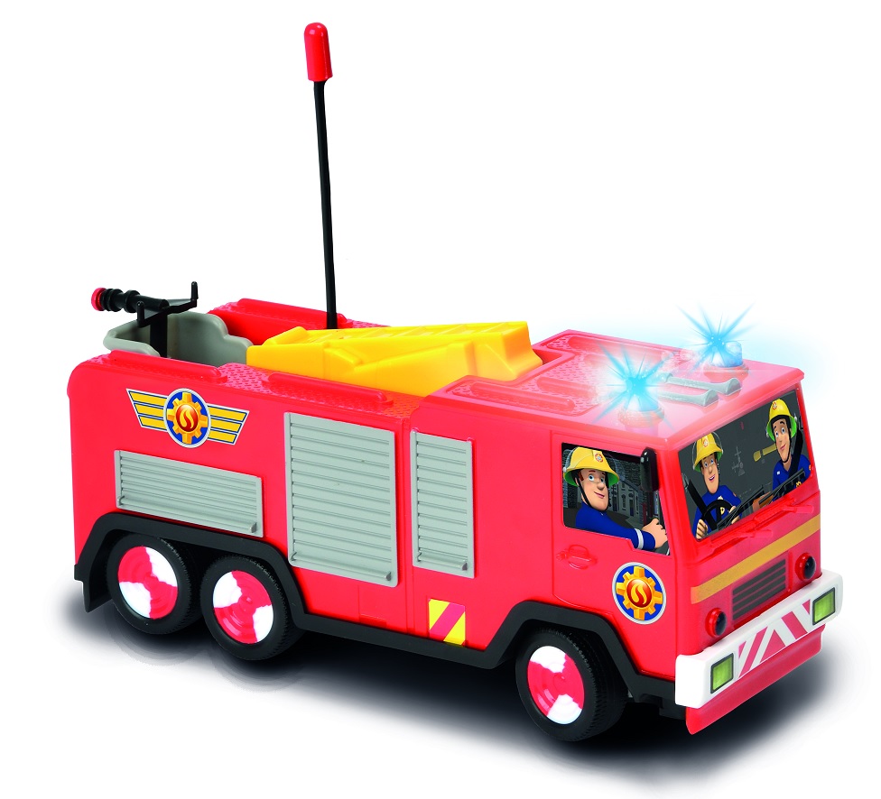 Пожарная машина на радиоуправлении - Пожарный Сэм, с 2-х канальным пультом, светом, 1:24  