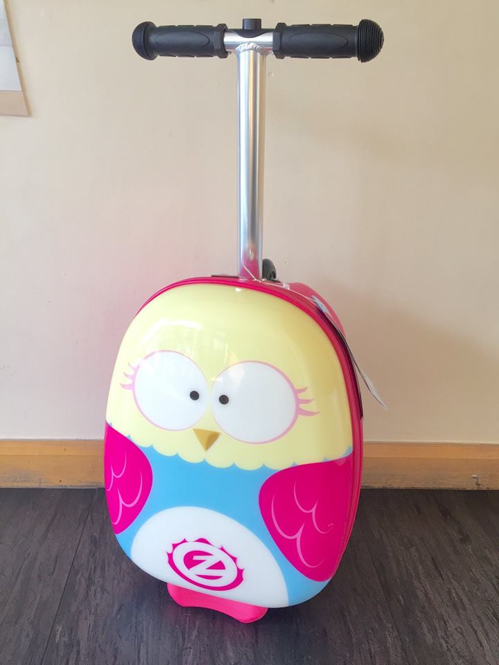 Самокат-чемодан Сова  