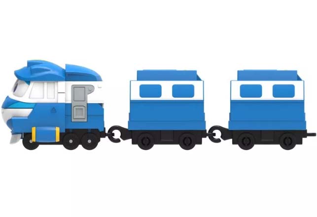 Robot Trains. Паровозик с двумя вагонами – Кей  