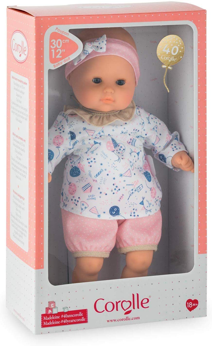 Кукла Corolle Bebe Calin Мадлен юбилейная с ароматом ванили, 30 см.  