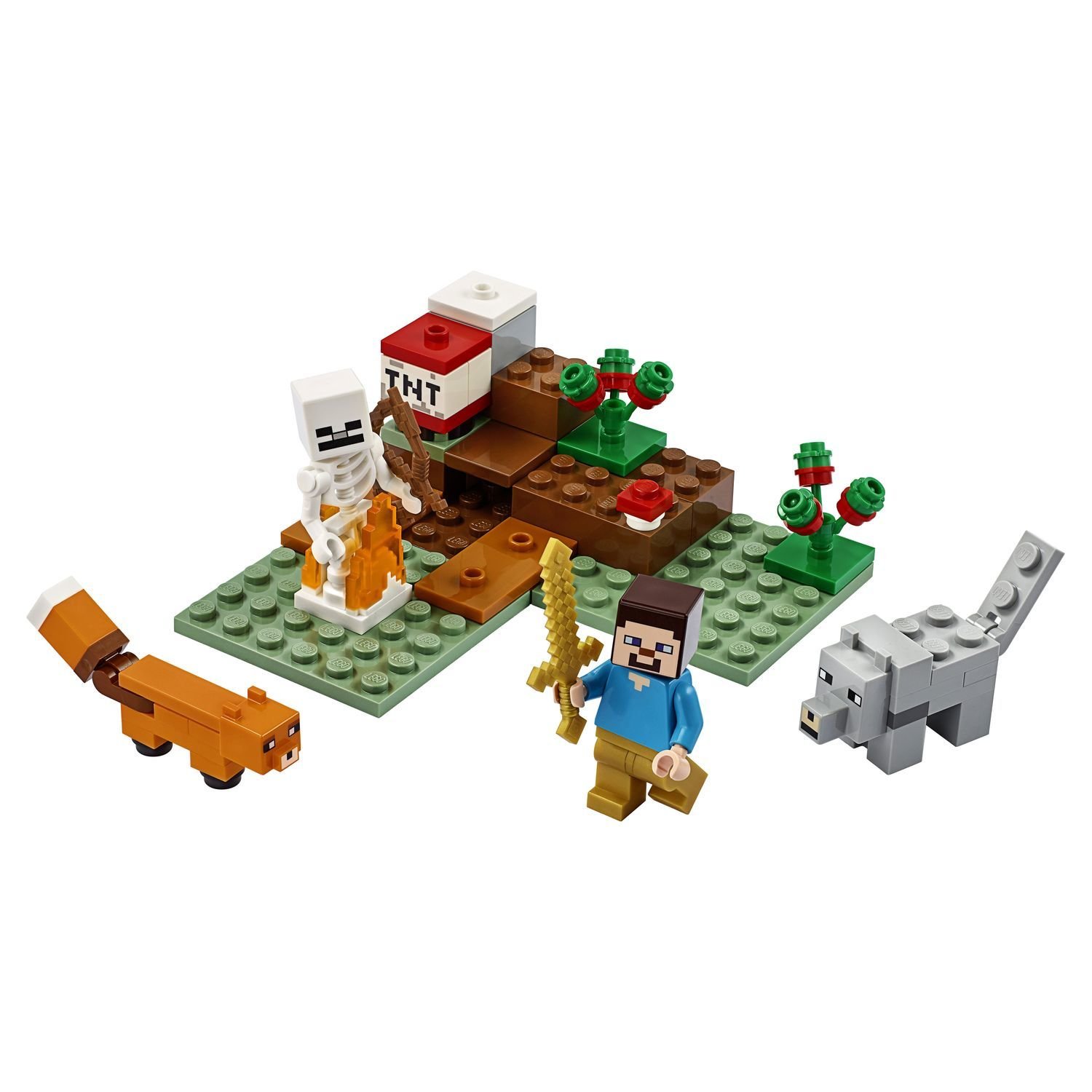 Конструктор Lego Minecraft Приключения в тайге  
