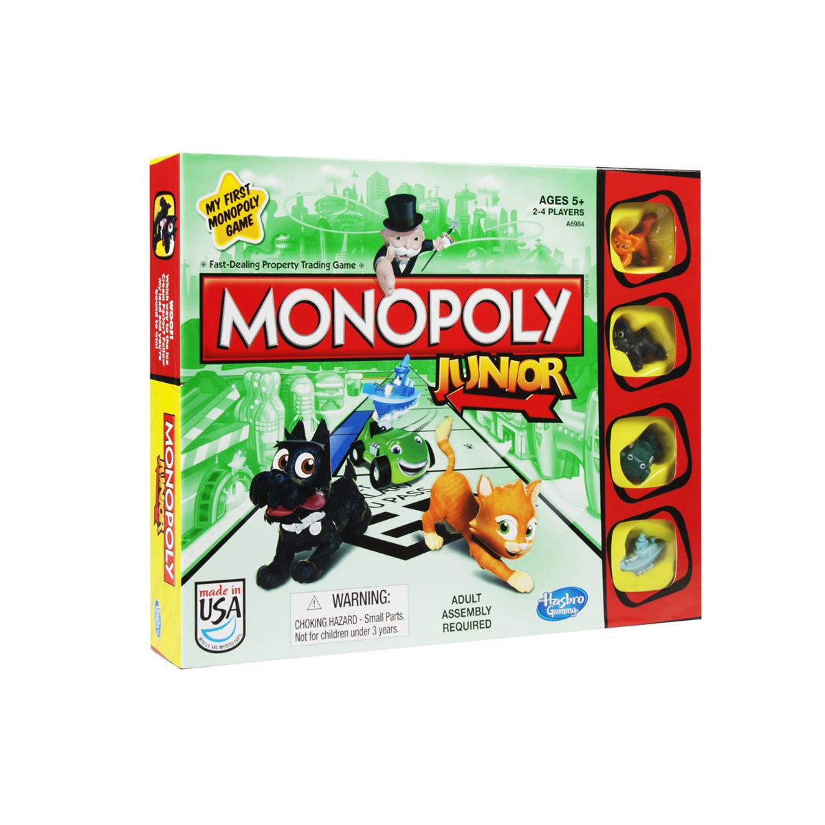 Настольная детская игра - Моя первая монополия, серия GAMES  