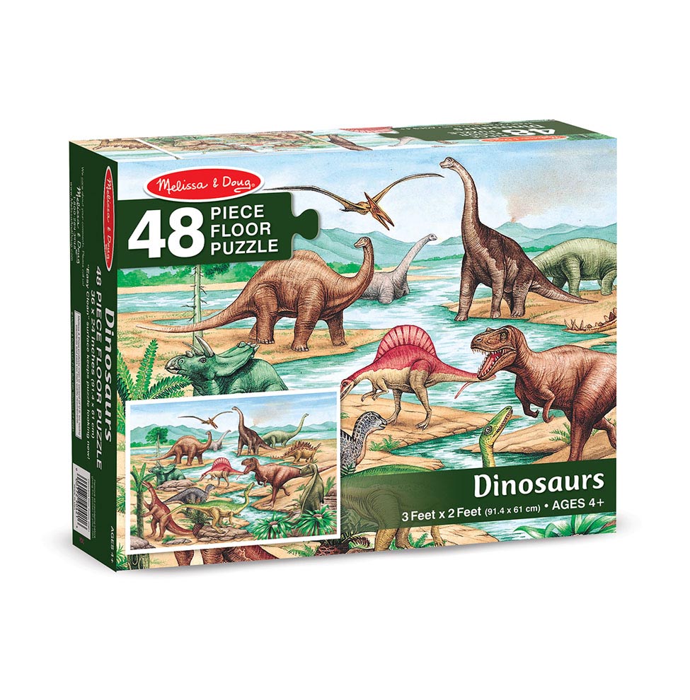 Напольный пазл - Динозавры  