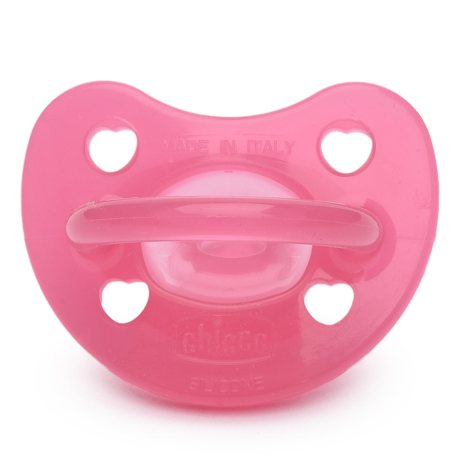Пустышка Physio Soft для детей от 0 до 6 месяцев, розовая  