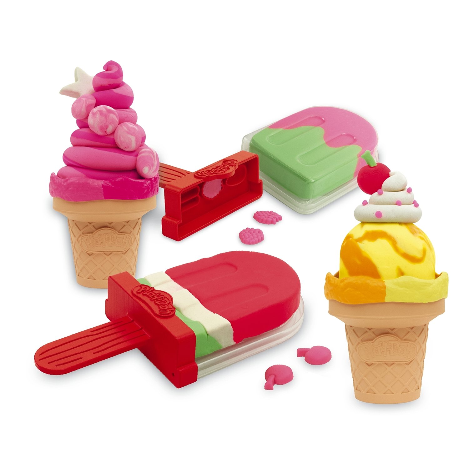 Игровой набор Play-Doh холодильник к с мороженым  