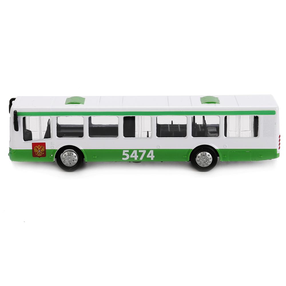 Автобус рейсовый 16,5 см с инерционным механизмом  