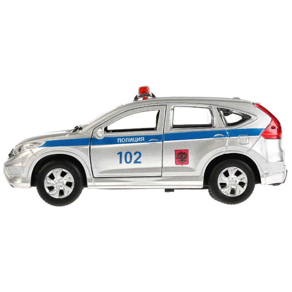Машина инерционная металлическая - Honda CR-V - Полиция, 12 см, открываются двери  