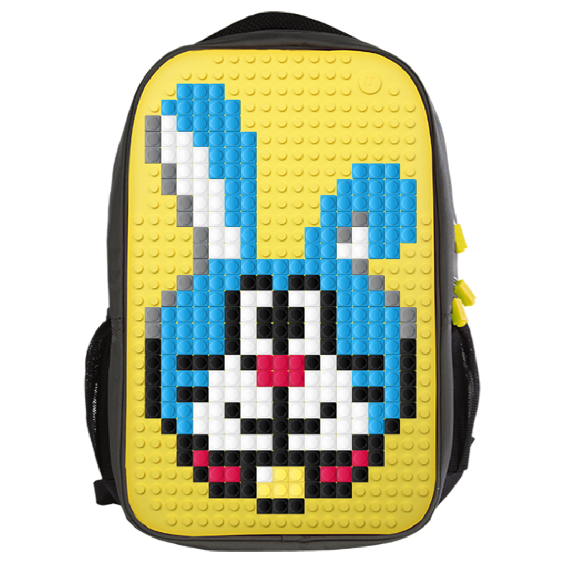 Пиксельный рюкзак Full Screen Biz Backpack WY-A009, цвет – желтый  