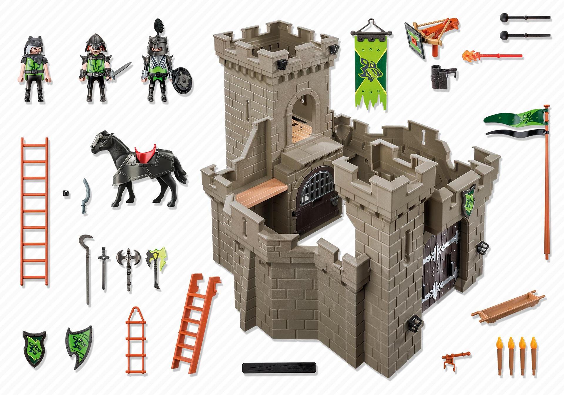Игровой набор Рыцари: Замок Рыцарей Волка  