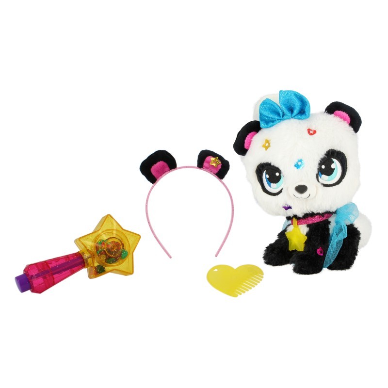 Плюшевая панда - Shimmer Stars, с сумочкой, 20 см  