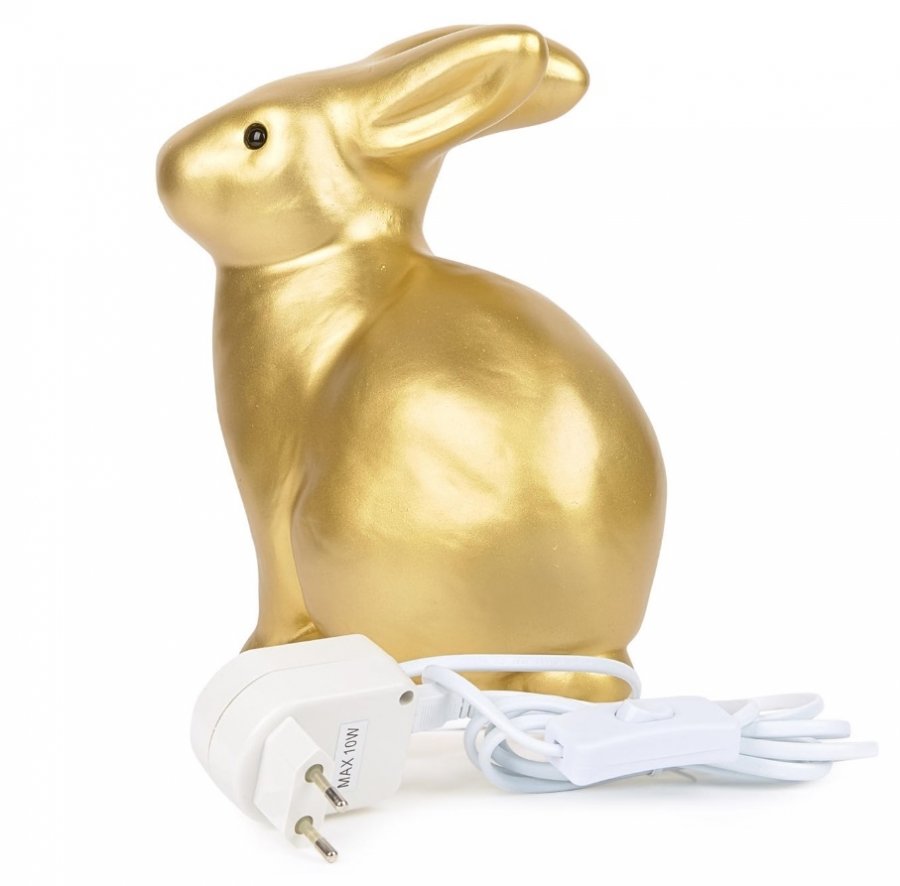 Ночник – Кролик, золотой, 25 см  