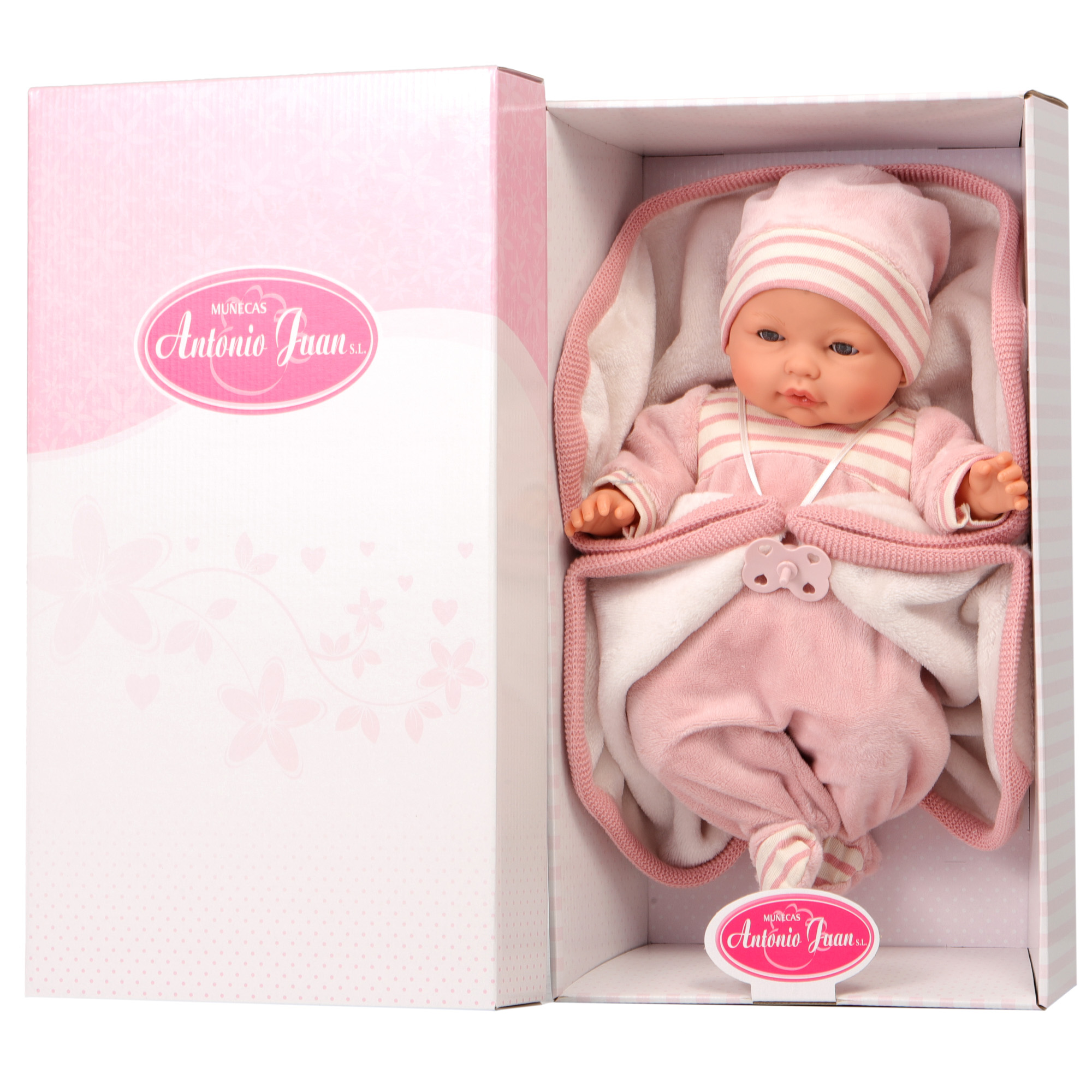 Кукла озвученная Бимба на розовом одеяле 37 см плачет мягконабивная  