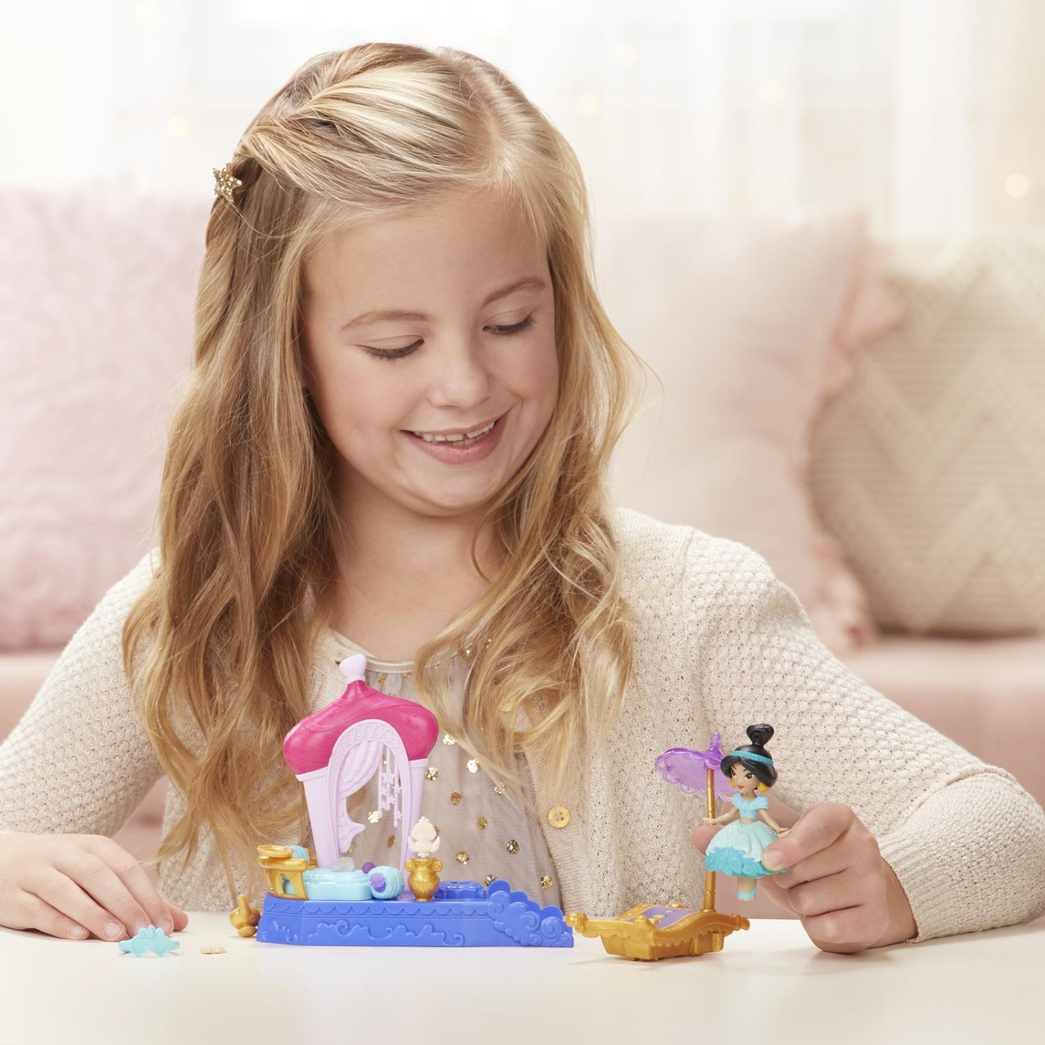 Игровой набор Disney Princess - Фигурка и транспорт, Жасмин, Золушка   