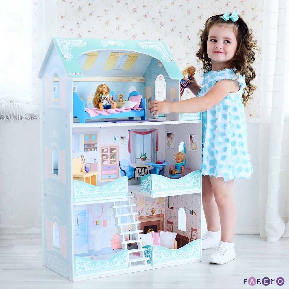 Кукольный домик - Вивьен Бэль, с мебелью  