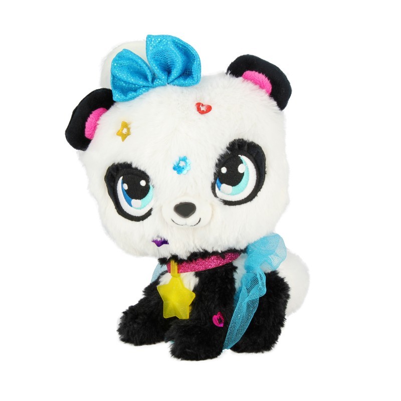 Плюшевая панда - Shimmer Stars, с сумочкой, 20 см  