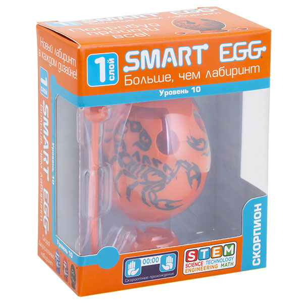 Головоломка из серии Smart Egg - 3D лабиринт в форме яйца Скорпион  