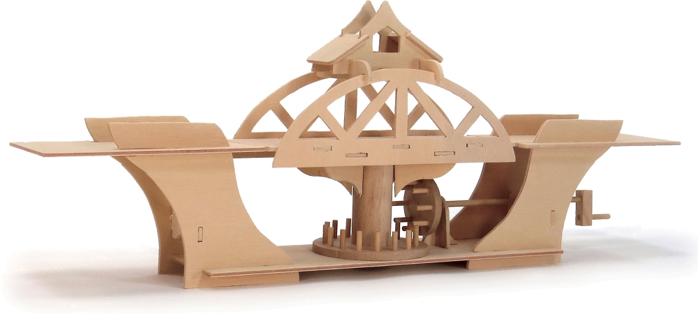 Модель деревянная сборная - Мост вращающийся