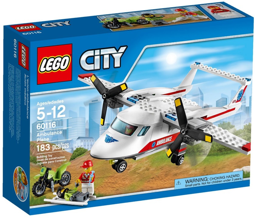 Lego City. Самолет скорой помощи  