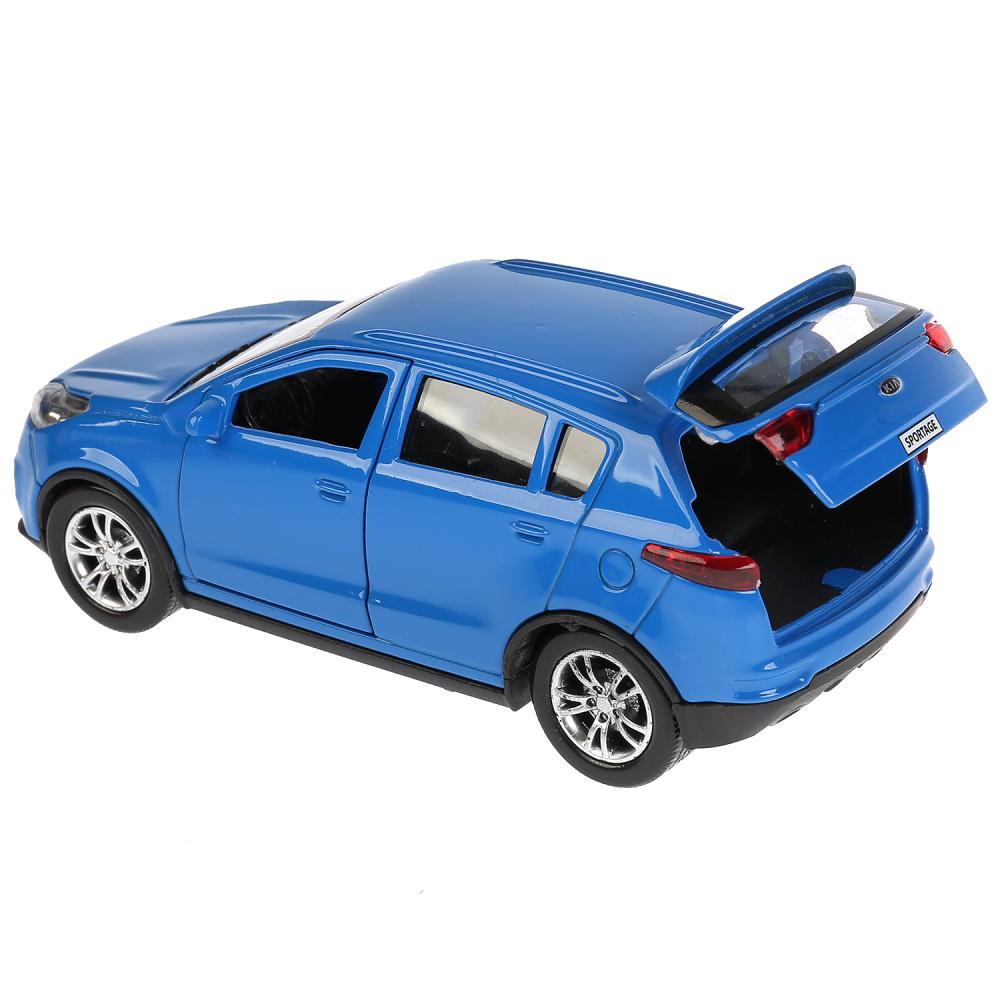 Модель Kia Sportage, синяя, 12 см, открываются двери, инерционная  