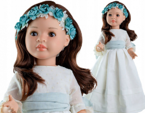 Кукла Лидия причастие, шарнирная, 60 см.  
