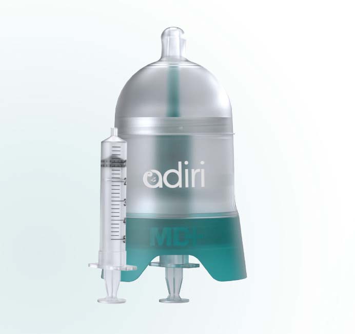 Бутылочка с системой подачи лекарств для грудничка - Adiri MD+  