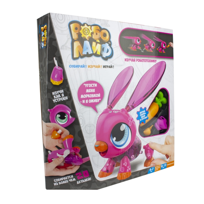 Интерактивная игрушка РобоЛайф — Кролик  