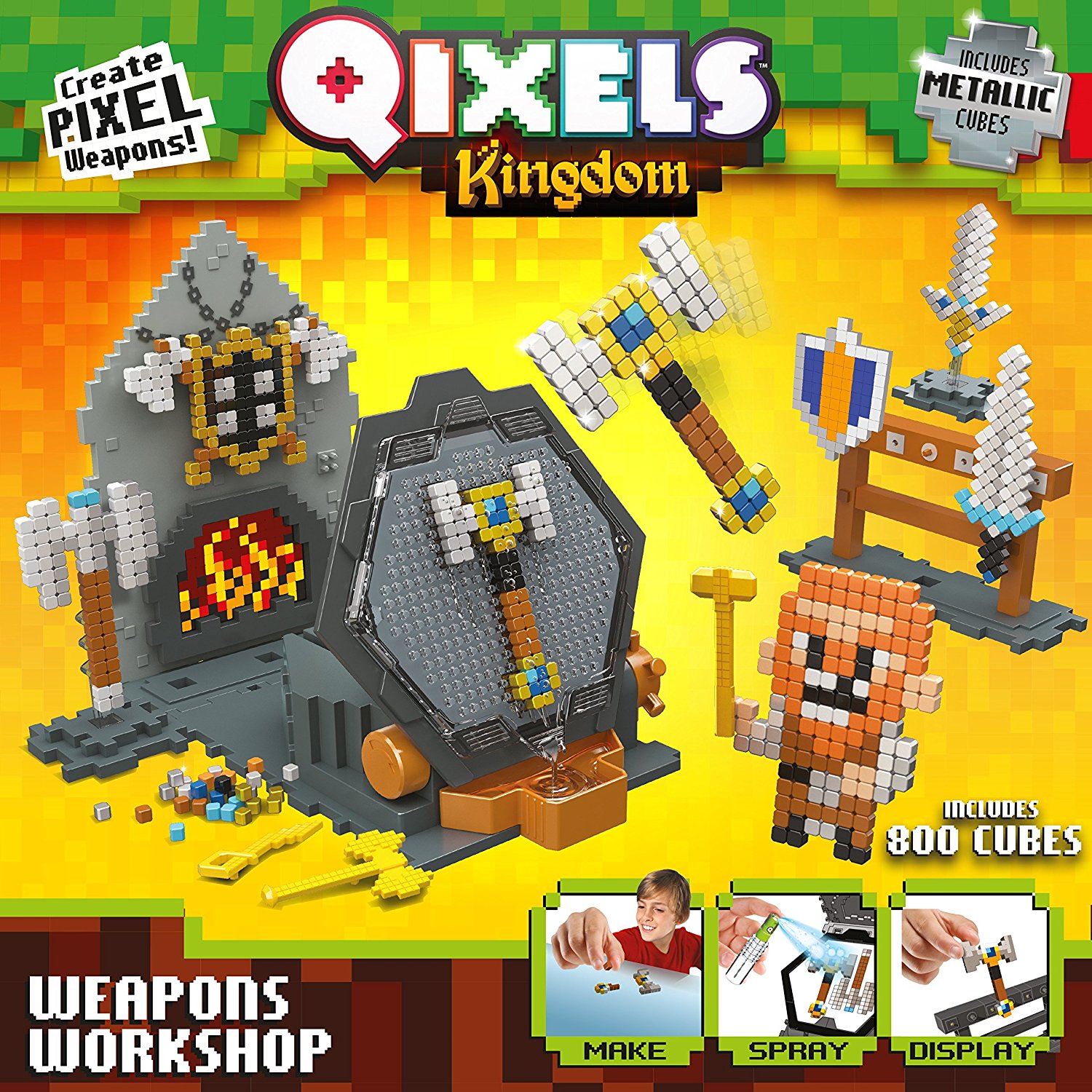 Набор для творчества Qixels - Королевство. Оружейная мастерская  