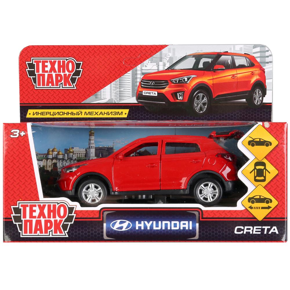 Инерционная машинка – Hyundai Creta. Металл, 12 см. Красная  