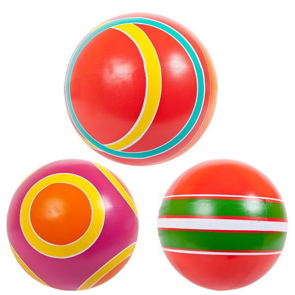 Мяч диаметр 150 мм. грунтованный окрашенный вручную, разные цвета  