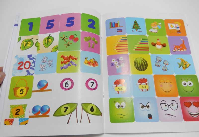 Книга с наклейками из серии Знаю на 5 - Знаю математику на 5  