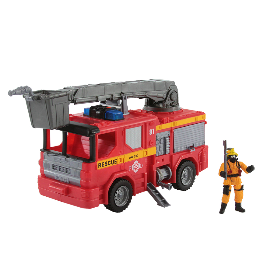Игровой набор: Пожарная машина, свет и звук  