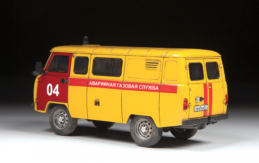 Сборная модель – УАЗ 3909 Аварийная газовая служба  