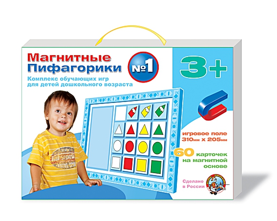 Магнитные Пифагорики: комплекс обучающих игр для детей дошкольного возраста, номер 1  