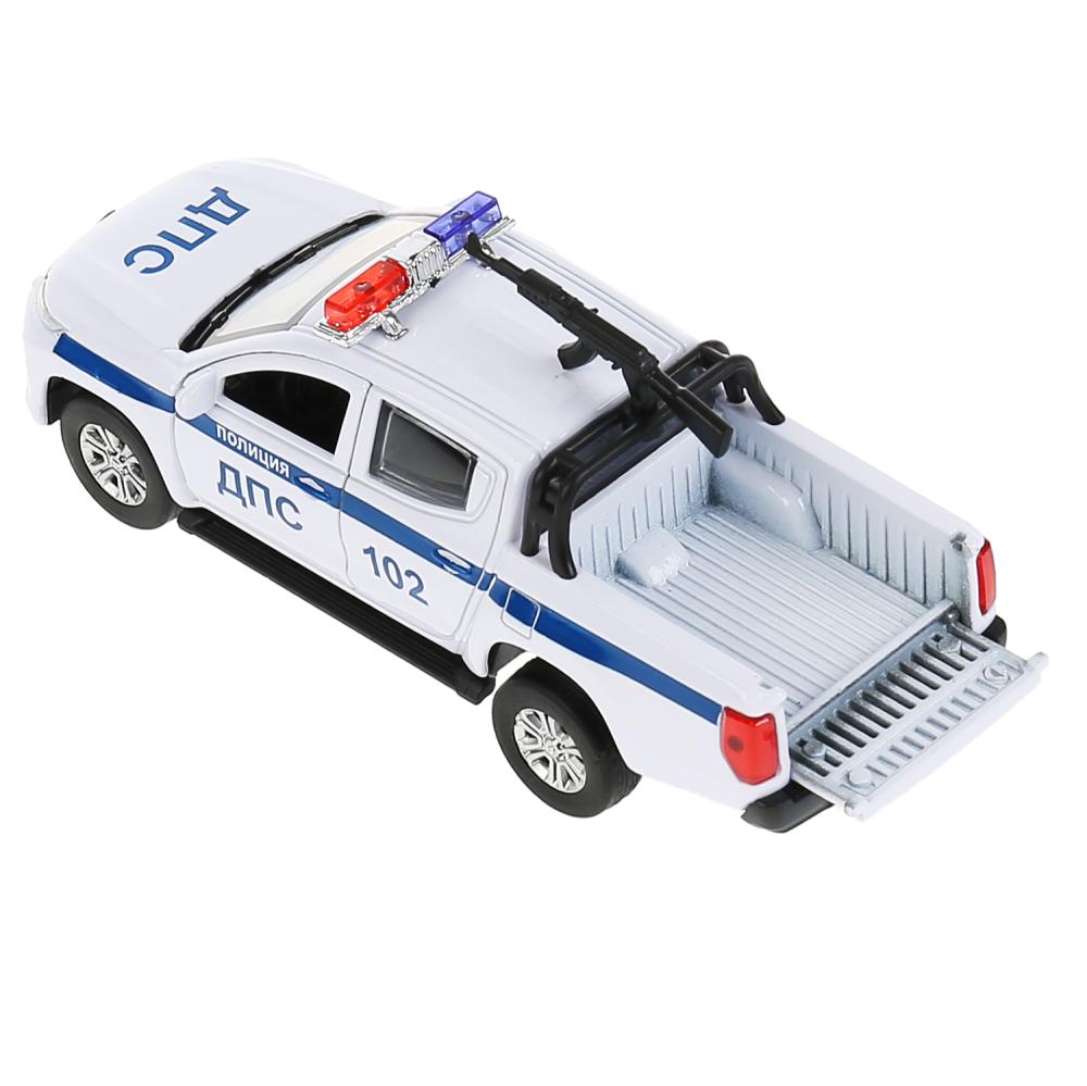 Машина Полиция пикап Mitsubishi L200 Pickup 13 см двери и багажник открываются металлический   