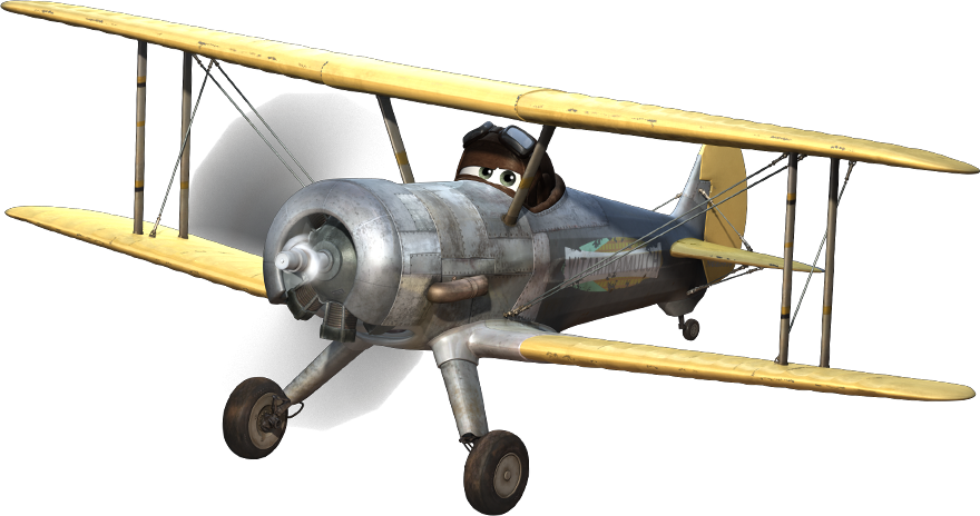 Planes Disney. Коллекционная модель самолета Leadbottom, металл  