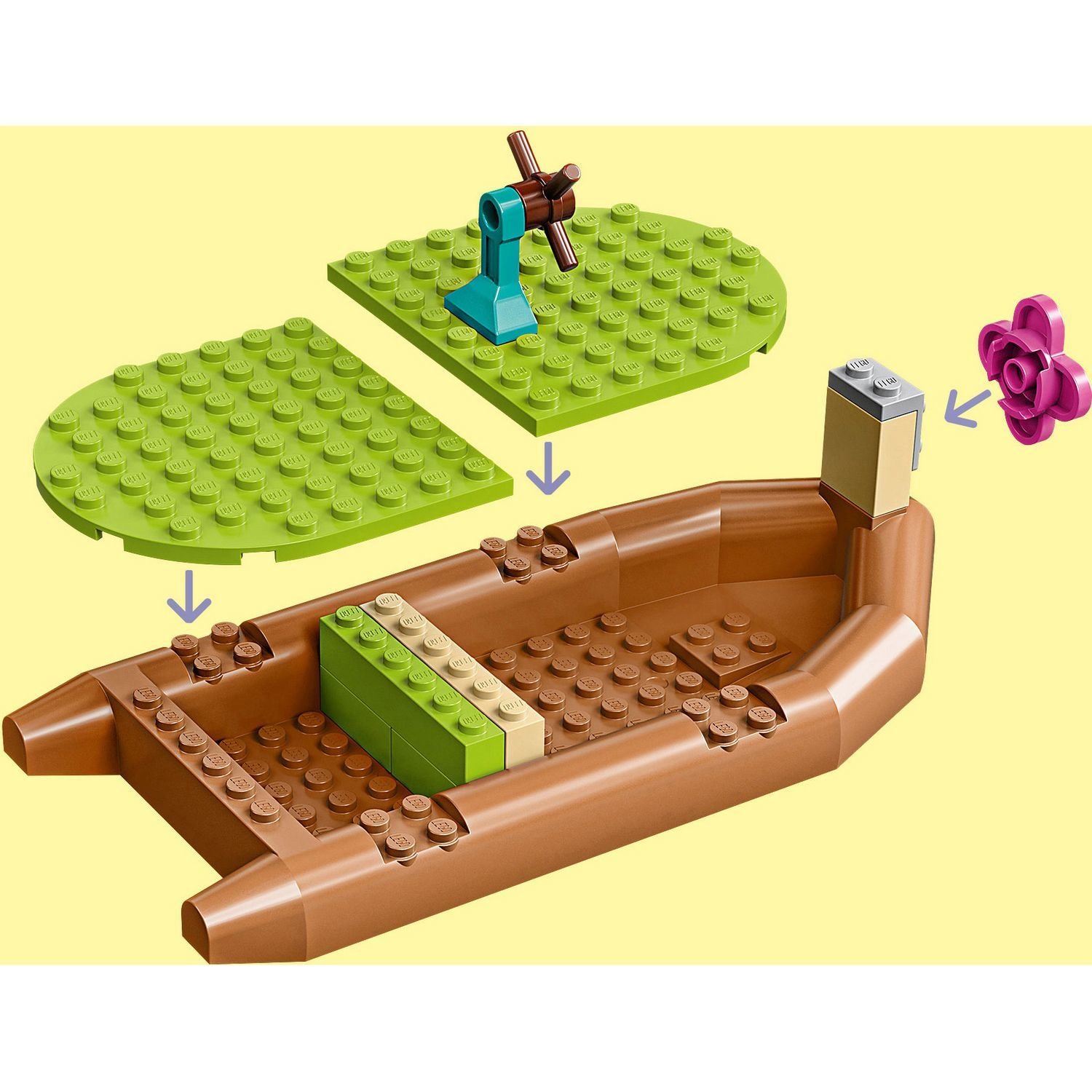 Конструктор Lego Trolls - Приключение на плоту в Кантри-тауне  